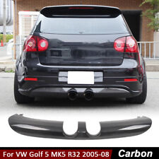 For Volkswagen VW Golf 5 MK5 R32 2005-2008 Carbon Fiber Rear Bumper Lip Diffuser