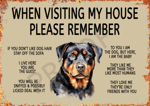 Funny dog rottweiler metal - funny,