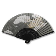 SILK HAND FAN 8" Lucky Dragon