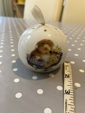 Vintage Country Companions Hedgehog Pomander Ceramic Hanging Wardrobe Scents 90s