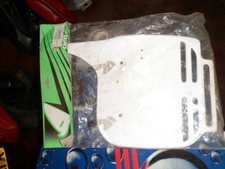 ⭐NOS UFO KAWASAKI KX 125 KX125 250 MX FRONT NUMBER PLATE 1984 ON FREE POST⭐