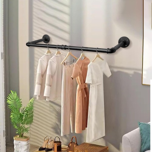 Industrial pipe clothing rack - industrial,