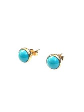 9ct vintage turquoise stud