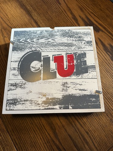 Hasbro clue board game - clue, rustic
