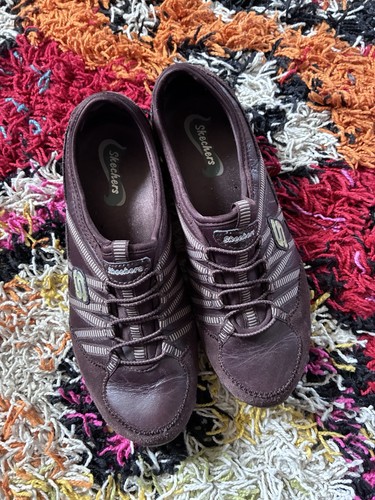 Skechers brown slip - brown, bungee