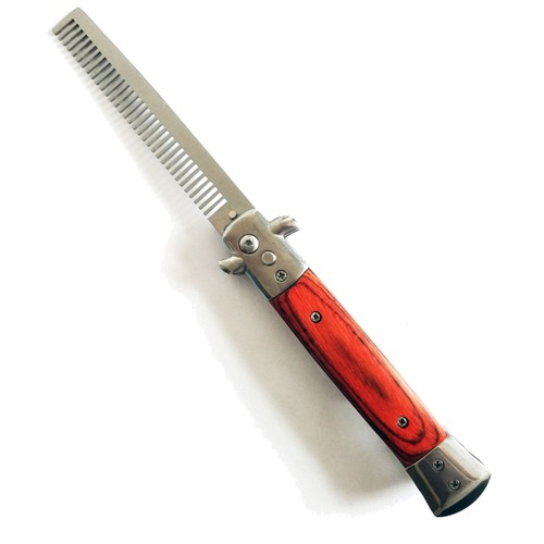 Folding flick hair comb - flick,