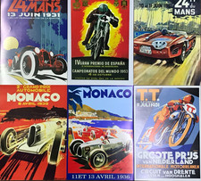 Motor Car Bikes Metal Signs