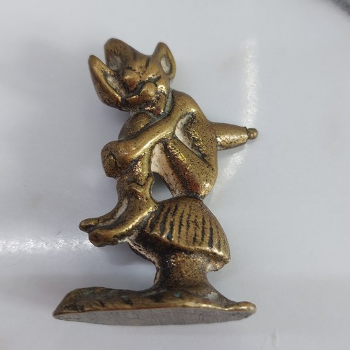 Vintage brass pixie - vintage, figure