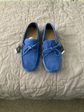 Mens Next Blue Suede Loafers