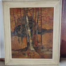 "Trees" By C Wild. Oil On