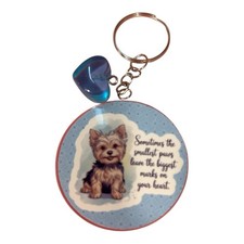 Yorkie Handmade Keychain
