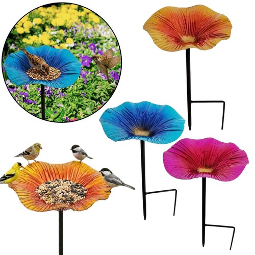 Flower shaped outdoor bird - flower,