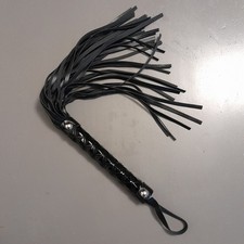 Black Flogger Bondage Whip