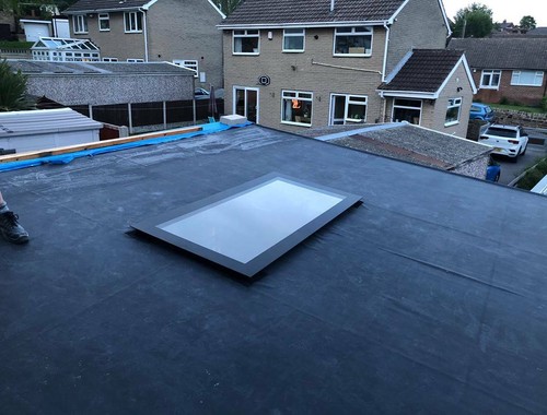 Flat roof glass light - flat,
