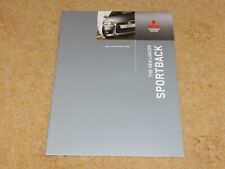 MITSUBISHI LANCER GS2/GS3/GS4 SPORTBACK 5dr 1.8 2.0DI-D UK BROCHURE - Sept 2008