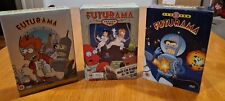 futurama complete box sets season's 1, 2 and 3 vgc 11 dvds