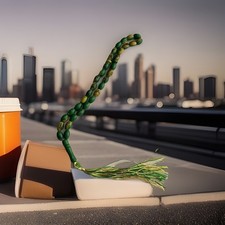 RARE Leafy Green Tasbih/ Tasbeeh/ Rosary/ Worry Beads Islamic Dhikr 33 count