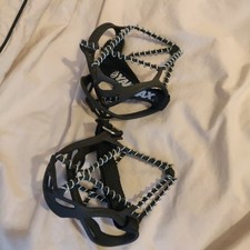 YAKTRAX RUN Ice & Snow Grips For Running Shoes, Carbide-Steel  Size Medium 