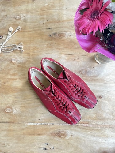 Prada athletic sneakers red - athletic,