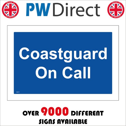 Sign coastguard call - sign, on
