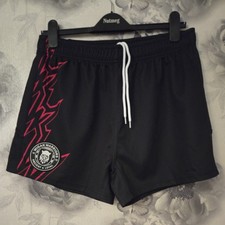 Wigan Warriors Rugby Shorts hummel  L black red 30-32W 