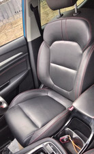 MG ZS 2018-2024 DRIVER SIDE FRONT LEATHER SEAT IN RED STITCHING