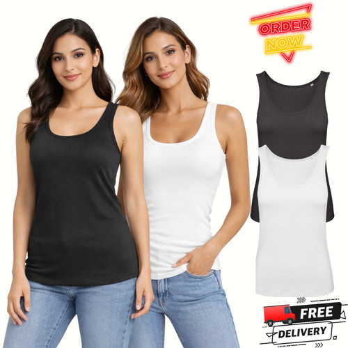 Ladies women cotton vest - ladies,
