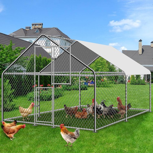 13ft chicken run cage metal - 13ft,