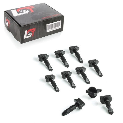 10x fastening clips rear - 10x,