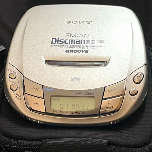 Sony discman f411 silver - d-f411,
