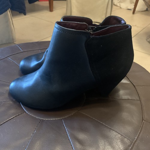 Ladies evans black ankle boots - evans,