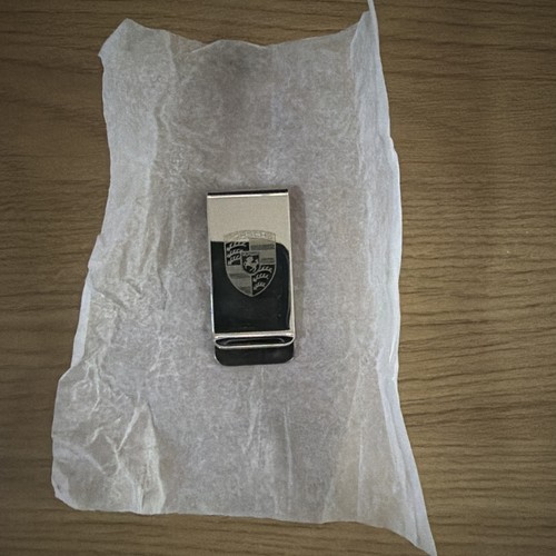 Porsche silver money clip with - clip,