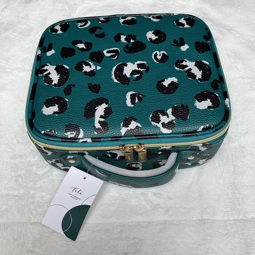 Tili teal leopard print faux - tili,