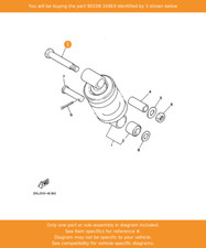 YAMAHA Bolt, 90109-104E4 OEM