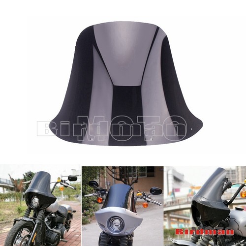 Black tall fairing windshield - black,