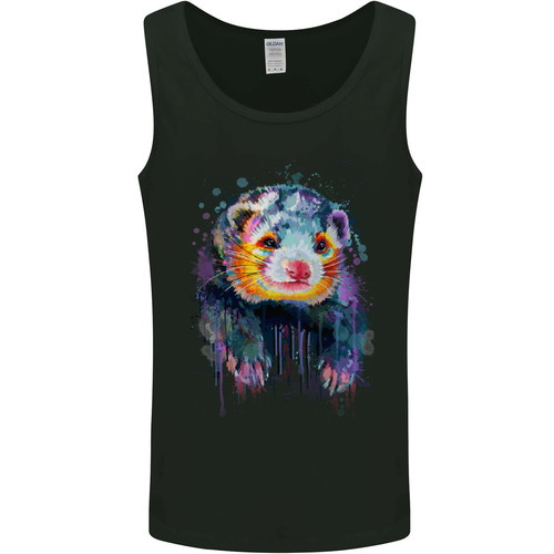 Ferret watercolour mens - mens, vest