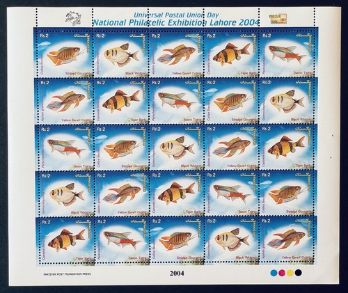 Pakistan tropical fish stamps - tropical,