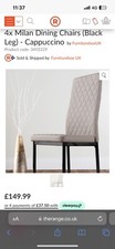 4 brand new dining chairs
