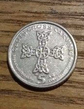 Rare 5p Coin IOM Five Pence