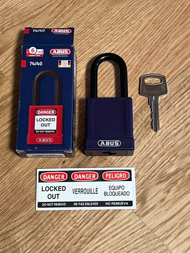 Abus lock out purple - abus,