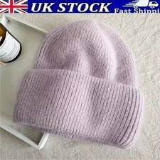 2025 Rabbit Cashmere Hat Thick Warm Vogue Ladies Wool Angora Female Beanie Hats*