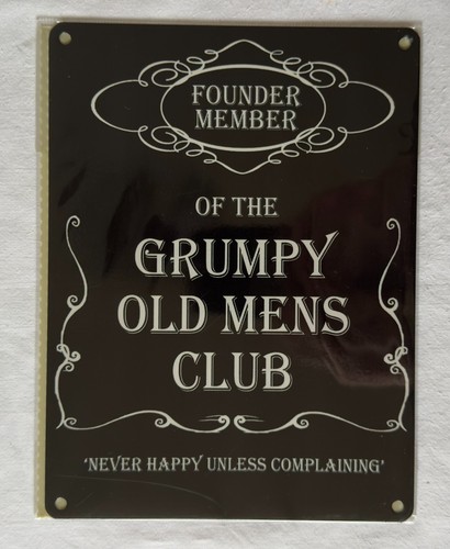 Metal poster grumpy old - metal,
