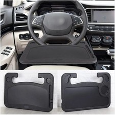 Car Steering Wheel Tray Eating Food Stand  Laptop Table Mount Desk Black Holder