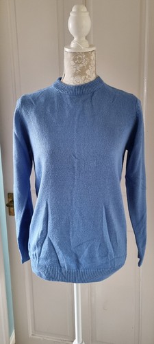 Damart cornflower blue crew - cornflower,