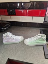 Adidas Nizza Canvas Hi Tops Size Uk 4