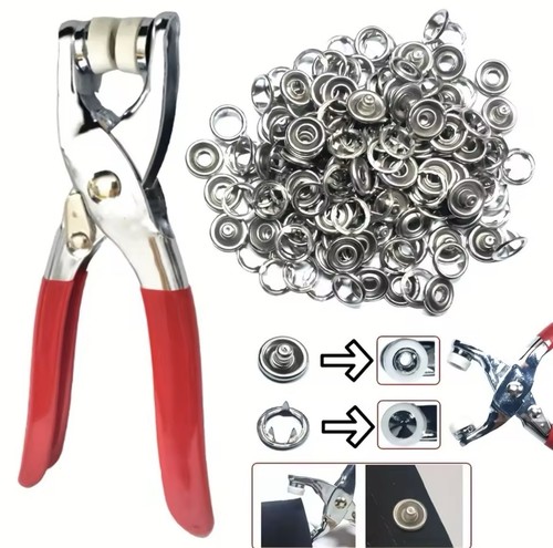 Hand press snap - press, pliers
