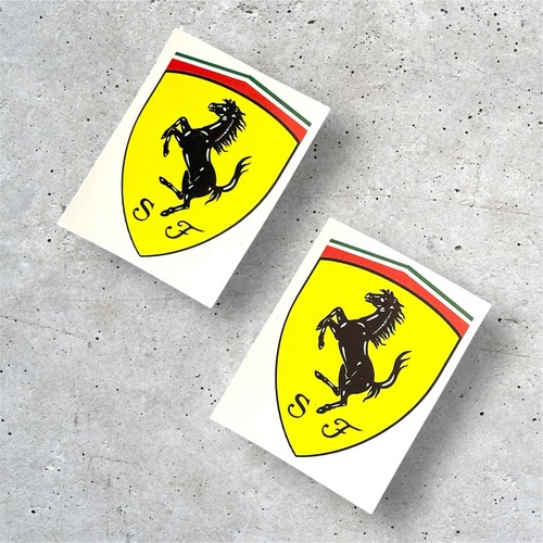 Ferrari shield stickers car - ferrari,