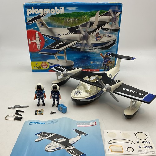 Playmobil police seaplane 4445 - seaplane,