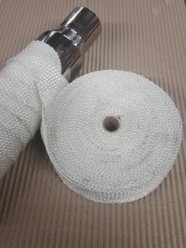 Heat wrap exhaust downpipe - heat,