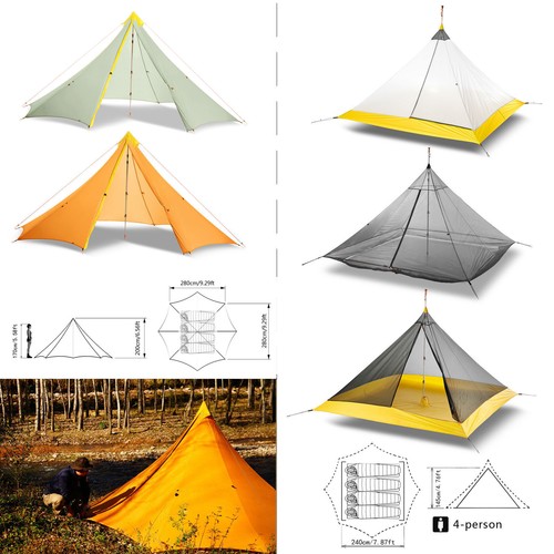 Outdoor pyramid tent - outdoor,